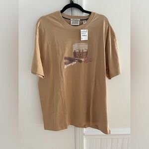 Scotch & Soda Tan Graphic Tee